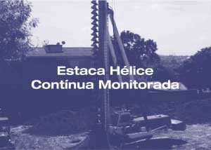 Estaca hélice continua monitorada